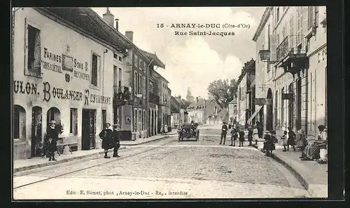 AK Arnay-le-Duc, Rue Saint-Jaques