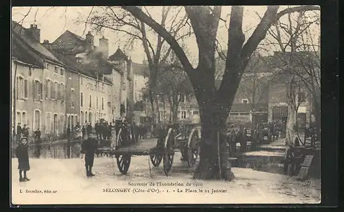 AK Selongey, La Place le 21 Janvier