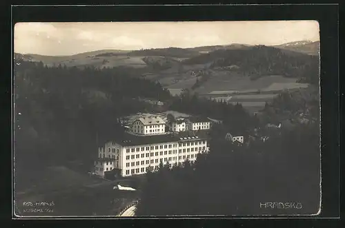 AK Hradsko, Blick zum Hotel