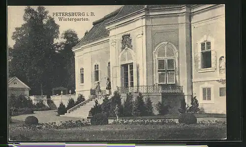 AK Petersburg i. B., Blick auf den Wintergarten