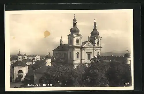 AK Mariaschein, Blick zur Basilika