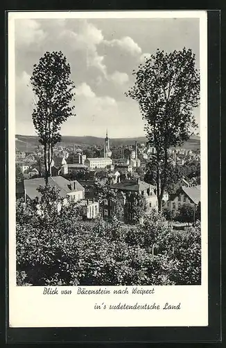 AK Weipert / Vejprty, Blick von Bärenstein