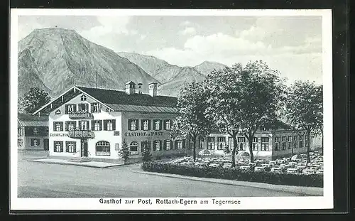 AK Rottach-Egern, Gasthof zur Post