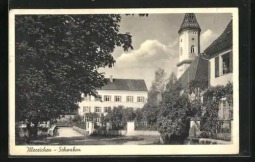 AK Illereichen / Schwaben, Partie bei der Kirche