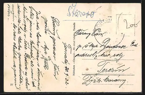 AK Tornalja, Kirche, Ruine, Ortspartie