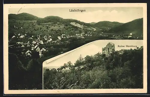 AK Läufelfingen, Ruine Homburg, Ortsansicht