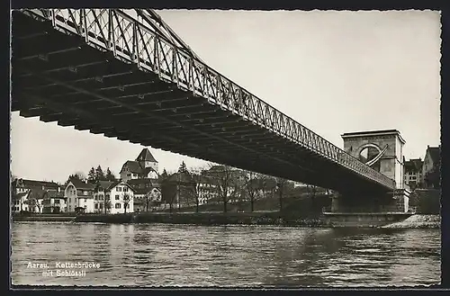 AK Aarau, Kettenbrücke mit Schlössli