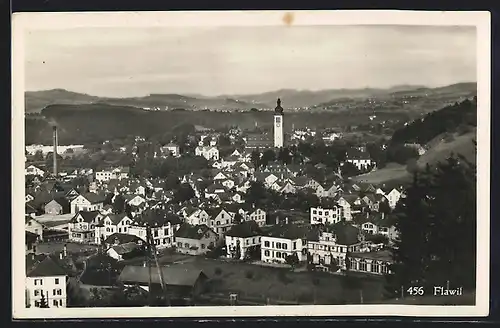 AK Flawil, Teilansicht mit Kirche