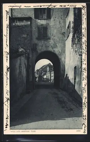 AK Wil, Strasse am obern Tor