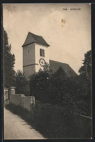 AK Ins, Blick auf die Kirche