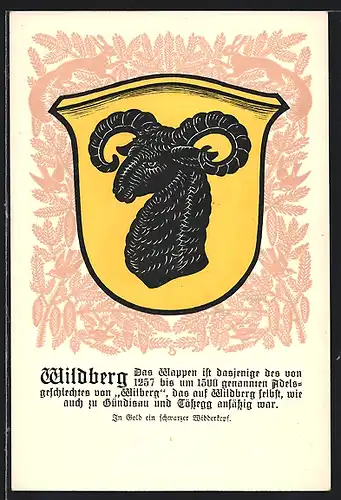 AK Wildberg, Wappen der Gemeinde