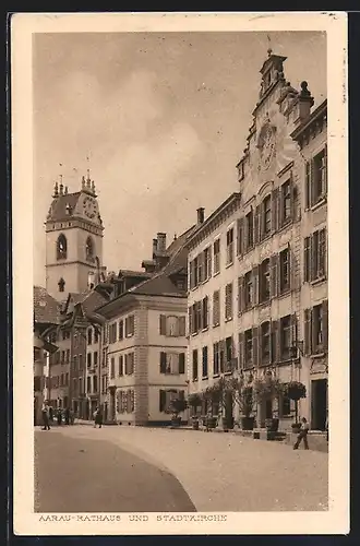 AK Aarau, Rathaus & Stadtkirche