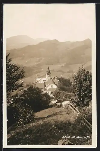 AK Schlatt, Blick auf die Kirche
