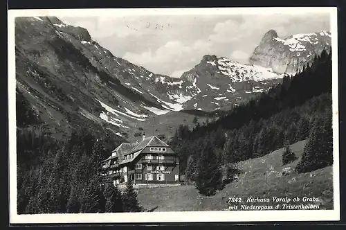 AK Grabs, Kurhaus Voralp mit Niederepass