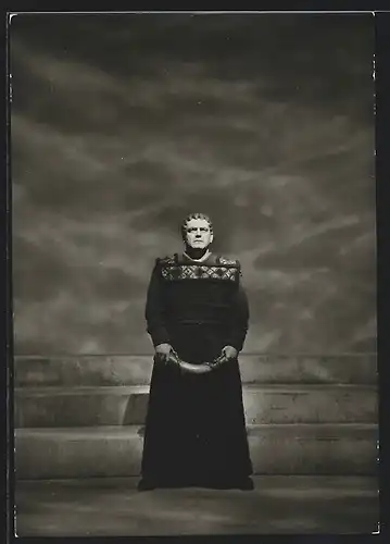 AK Bayreuth, Bayreuther Festspiele 1958, Schauspieler Josef Greindl als Hagen