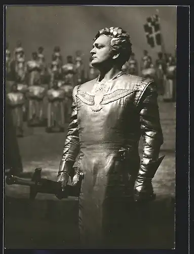 AK Bayreuth, Bayreuther Festspiele 1960, Schauspieler Sándor Kónya als Lohengrin