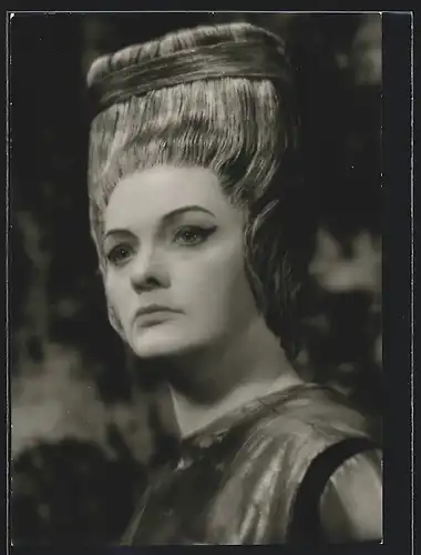 AK Bayreuth, Bayreuther Festspiele 1966, Schauspielerin Annelies Burmeister als Fricka