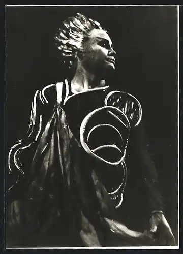 AK Bayreuth, Bayreuther Festspiele 1971, Schauspieler Loge im Bühnenkostüm