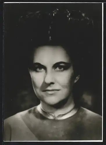 AK Bayreuth, Bayreuther Festspiele 1971, Schauspielerin Fricke im Bühnenkostüm