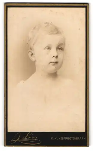 Fotografie J. Löwy, Wien, niedliches Mädchen Lilly Bercht