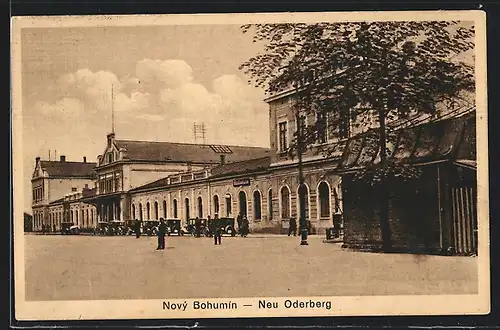 AK Neu Oderberg, Bahnhof