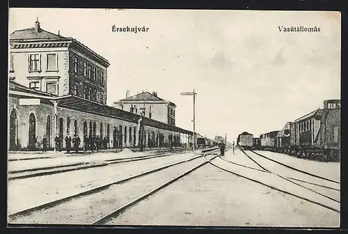 AK Ersekujvar, Blick zum Bahnhof