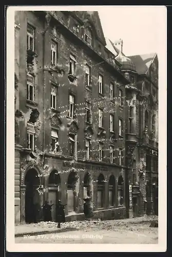 AK Wien, Februaraufstand 1934, Arbeiterheim Ottakring