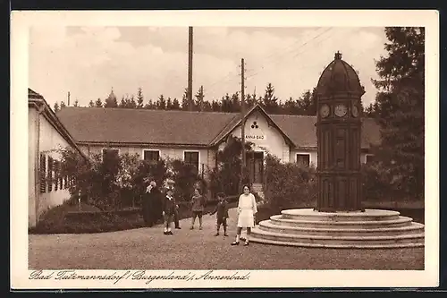AK Bad Tatzmannsdorf, Anna-Bad, Wettersäule