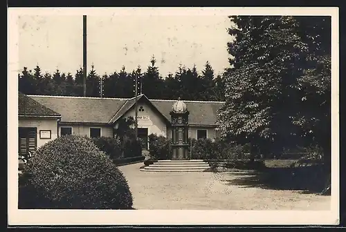 AK Bad Tatzmannsdorf /Burgenland, Annabad mit Wettersäule