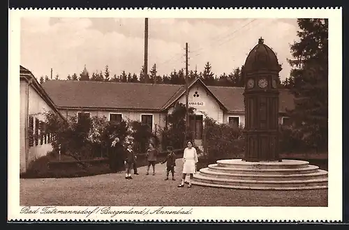 AK Bad Tatzmannsdorf, Anna-Bad, Wettersäule