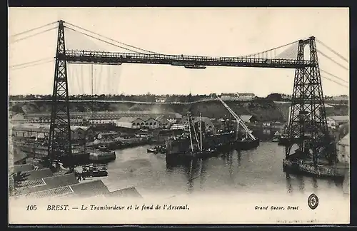 AK Brest, Le Port Militaire, Le Pont Transbourdeur