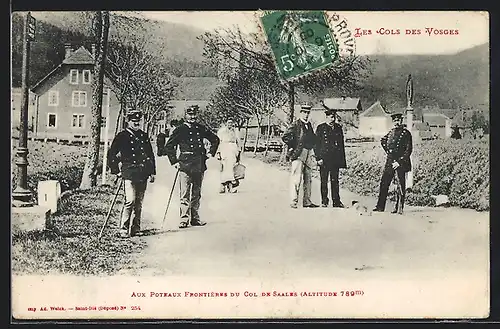 AK Col de Saales, Aux Poteaux Frontieres