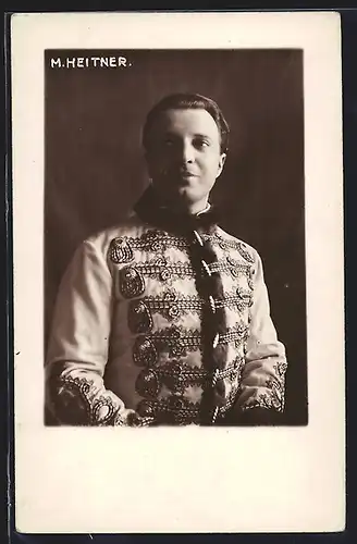 AK Schauspieler M. Heitner in Uniform