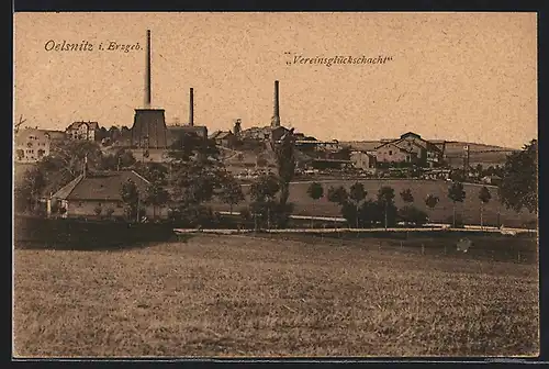 AK Oelsnitz i. Erzgeb., Kohlebergwerk, Vereinsglückschacht