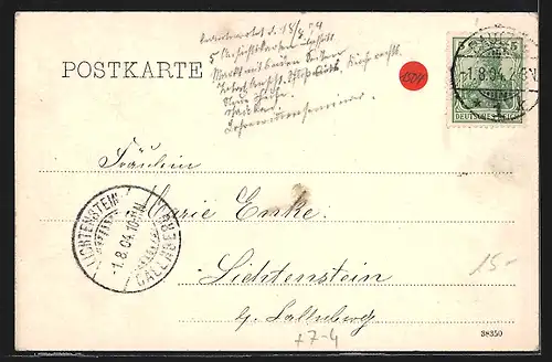 AK Demitz-Thumitz, Granitwerke Demitz-Thumitz der Firma C. G. Kunath mit Eisenbahn, Steinbruch