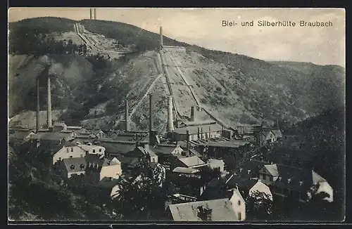 AK Braubach a. Rh., Blei- und Silberhütte, Bergbau