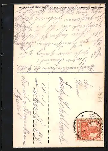 AK Reichwalde b. Schönwalde, Gasthof von Gustav Hensel, Schule mit Dorfansicht