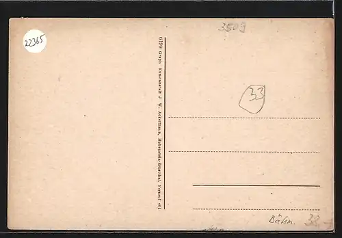 AK Ostheim bei Malsfeld, Nordhessische Basaltwerke, Gasthaus zum godenen Löwen D. Clobes