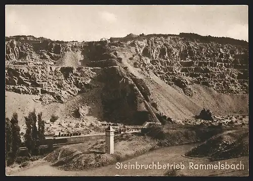 AK Rammelsbach, Steinbruchbetrieb, Totalansicht