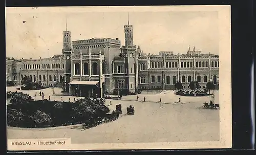 AK Breslau, Hauptbahnhof