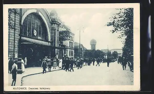AK Katowice, Dworzec kolejowy, Bahnhof