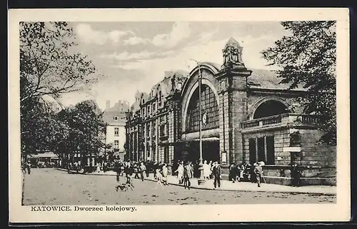 AK Katowice, Dworzec kolejowy, Bahnhof