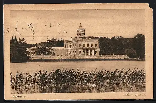 AK Potsdam, Marmorpalais, vom Wasser gesehen