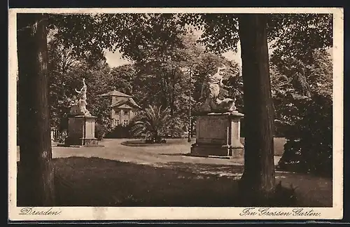 AK Dresden, Im Grossen Garten