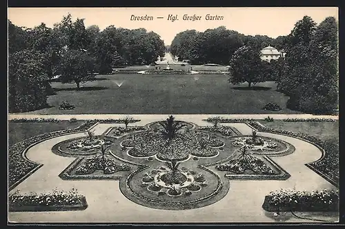 AK Dresden, Kgl. Grosser Garten