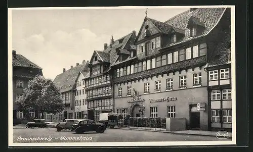 AK Braunschweig, Gasthof Mummehaus, Aussenansicht