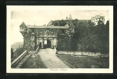 AK Tübingen, Partie am Schlosstor