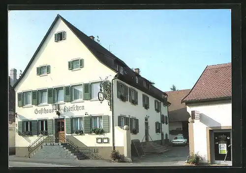 AK Freiburg-Lehen, Speisegasthaus Zum Hirschen