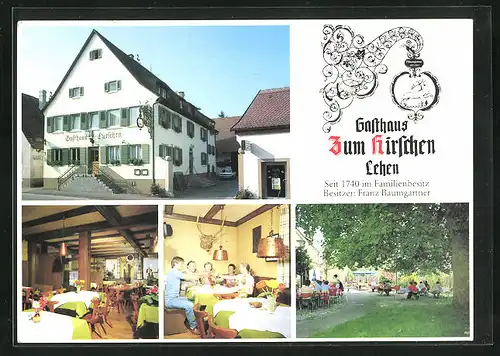 AK Freiburg-Lehen, Gasthaus Zum Hirschen