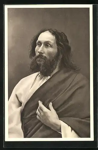 AK Passionsspiel Erl 1912, Kaspar Pfisterer als Jesus